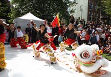Chinees Cultural Festival lion dance