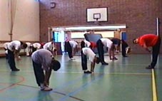 warming up